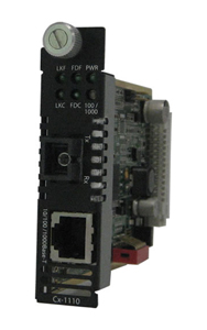05042860 CM-1110-M1SC05D - 10/100/1000 Gigabit Ethernet Media and Rate Converter Managed Module. 10/100/1000BASE-T (RJ-45) [100 by PERLE