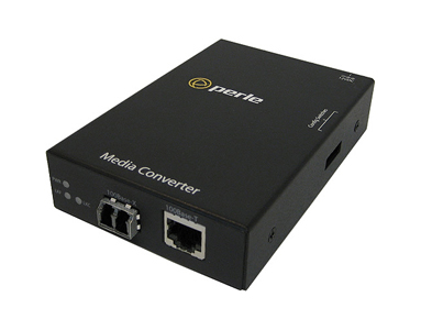 05050374 S-100-S2LC80 - Fast Ethernet Stand-Alone Media Converter 100BASE-TX (RJ-45) [100 m/328 ft.] to 100Base-ZX 1550nm single by PERLE