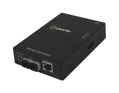 05050414 S-110-M2SC2 - 10/100 Fast Ethernet Stand-Alone Media and Rate Converter 10/100Base-TX (RJ-45) [100 m/328 ft.] to 100BAS by PERLE