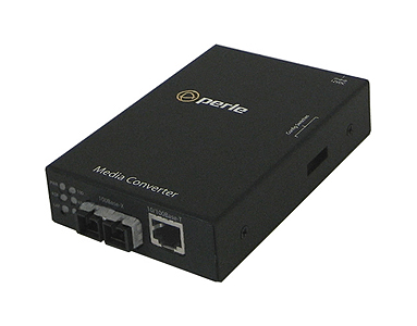 05050434 S-110-S2SC20 - 10/100 Fast Ethernet Stand-Alone Media and Rate Converter 10/100Base-TX (RJ-45) [100 m/328 ft.] to 100Ba by PERLE