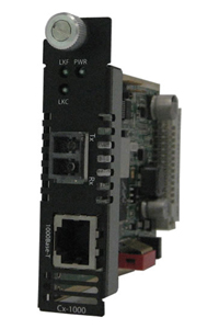 05052020 CM-1000-S2LC10 - Gigabit Ethernet Media Converter Managed Module. 1000BASE-T (RJ-45) [100 m/328 ft.] to 1000BASELX/LH 1 by PERLE