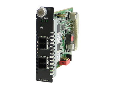 05062200 CM-1000MM-M2LC05 - Gigabit Ethernet Fiber to Fiber Media Converter Managed Module. 1000BASESX 850nm multimode (LC) [550 by PERLE