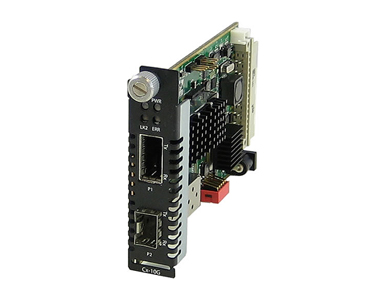 05062510 CM-10G-XTS - 10 Gigabit Ethernet Managed Media Converter module with one XFP slot (empty) and one SFP+ slot ( empty ) by PERLE