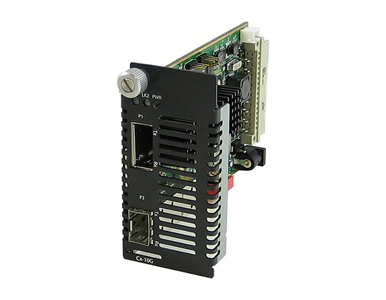 05062520 CM-10G-XTSH - 10 Gigabit Ethernet Managed Media Converter module with one XFP slot (empty) and one SFP+ slot ( empty ). by PERLE