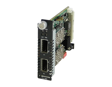 05062530 CM-10G-XTX - 10 Gigabit Ethernet Managed Media Converter module with dual XFP slots (empty) by PERLE