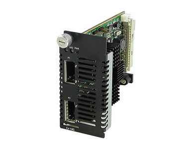 05062540 CM-10G-XTXH - 10 Gigabit Ethernet Managed Media Converter module with dual XFP slots (empty). Supports Power Level 4 XF by PERLE