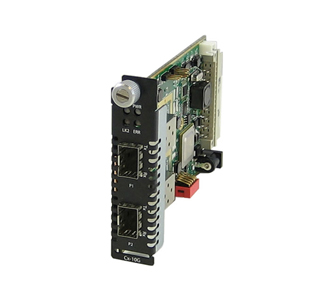 05062620 CM-10G-STS - Managed 10 Gigabit Media and Rate Converter Module with dual SFP+ slots (empty). by PERLE