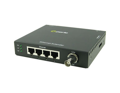 06003874 eX-KIT44-S110-BNC - Fast Ethernet Extender Kit - 1 pair of 4 port eX-4S110-BNC Ethernet Extenders - USA Power Cord by PERLE