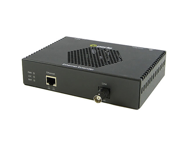 06004770 eXP-1S110E-BNC-XT - Fast Ethernet Stand-Alone Industrial Temperature PoE Ethernet Extender - 1 port 10/100Base-TX (RJ-4 by PERLE