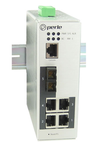 07012070 IDS-205F-CSD20 - Industrial Managed Ethernet Switch - 5 ports:   4 x 10/100/1000Base-T RJ-45 ports and 1 x 100Base-LX, by PERLE
