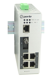 07012210 IDS-205F-TSS20U - Industrial Managed Ethernet Switch - 5 ports:   4 x 10/100/1000Base-T RJ-45 ports and 1 x 100Base-BX, by PERLE