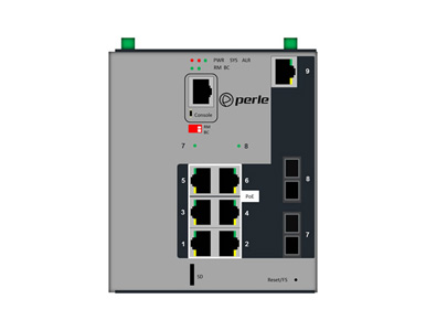 07016510 IDS-509G2PP6-C2MD05 - Industrial Managed Power over Ethernet Switch - 9 ports:   7 x 10/100/1000Base-T RJ-45 ports, of by PERLE