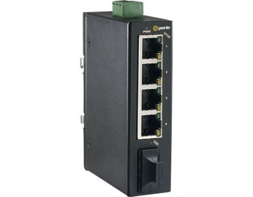 07017420 IDS-104FE-M2ST2 - Industrial Switch with 5-ports: 4 x 10/100Mbps RJ45 ports and 1 x 100Base-FX by PERLE