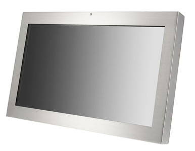 Xenarc 2409YNH - 24' IP69K Rugged Stainless Steel Sunlight Readable LCD Display Monitor with HDMI, DVI, & VGA Inputs by Xenarc Technologies