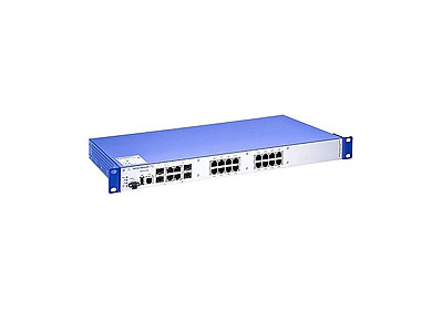 942027002MACH104-16TX-PoEP-E-L3P - 20-Port Managed Gigabit Ethernet Switch. 16 x 10/100/1000Base-TX Ports PoE Plus, 4 GE RJ45/SF by HIRSCHMANN