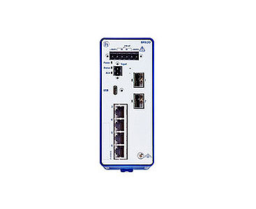 942170017 BRS30-8TX/4SFP-EEC - 12 Ports Managed Industrial Switch for DIN Rail, fanless design Fast Ethernet, Gigabit uplink typ by HIRSCHMANN