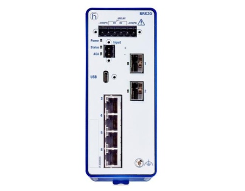 942170026 BOBCAT BRS20-8TX/2FX-HL - Hazardous Location Industrial Ethernet Switch, 8 x 10/100Base-TX, RJ45 and 2 x 10 by HIRSCHMANN