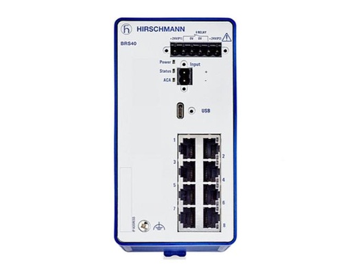 942170032 BOBCAT BRS40-8TX/4SFP-HL - Industrial Ethernet Switch, 8 x 10/100/1000Base-TX, RJ45 and 4 x FE/GE Fiber SFP by HIRSCHMANN