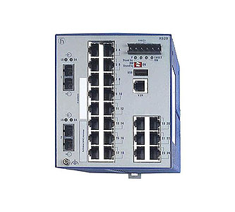 Hirschmann 943434046 RS20-2400S2S2SDAP - 24 ports 10/100Base-TX Industrial Managed Ethernet Swtich: 22 x 10/100BASE-TX,2 x 100BA by HIRSCHMANN