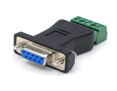 AD-DB9F-TB5P38 - DB9 Female to 5-pin 3.8mm Terminal Block RS422/485 Adapter for STE- & STW- series by ANTAIRA