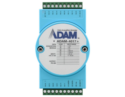 ADAM-4017+-F - 8AI Modbus RS-485 Remote I/O by Advantech/ B+B Smartworx