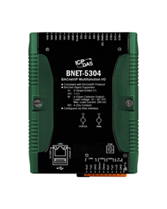 BNET-5304 - Multi-function BACnet/IP module with 6 AI, 1 AO, 4 DI and 4 DO by ICP DAS