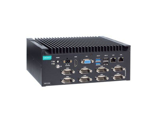 BXP-C100-C1-8C-T - Box type, Celeron 6305E, 8GB DDR4, COMx10, LANx2, USBx6, DIOx4, VGA+HDMI, 12/24 VDC by MOXA