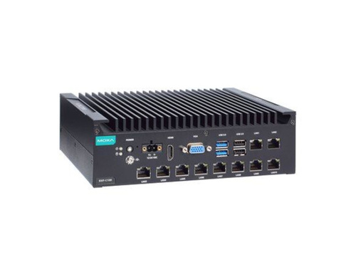 BXP-C100-C1-8L-T - Box type, Celeron 6305E, 8GB DDR4, COMx2, LANx10, USBx6, DIOx4, VGA+HDMI, 12/24 VDC by MOXA
