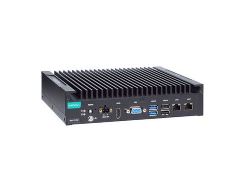 BXP-C100-C1-T - Box type, Celeron 6305E, 8GB DDR4, COMx2, LANx2, USBx6, DIOx4, VGA+HDMI, 12/24 VDC by MOXA