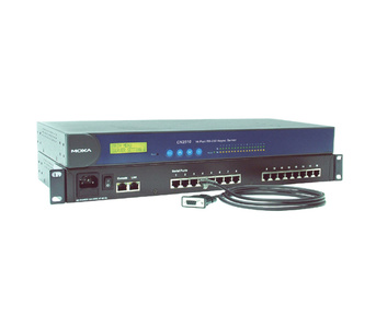 CN2510-16 - 16 port Terminal Server, single 10/100M Ethernet, RS-232, RJ-45 8pin, 15KV ESD, 100V or 240V by MOXA