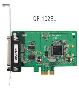 CP-102EL-DB9M - 2 Port PCIe Board, w/ DB9M Cable, RS-232, Low Profile by MOXA