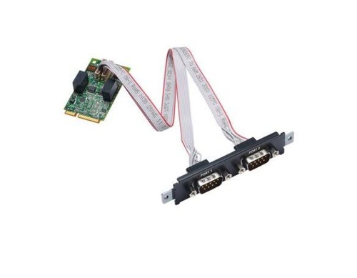 CP-102N-T - 2-port RS-232 Mini PCI Express serial board, -40 to 85°C operating temperature by MOXA