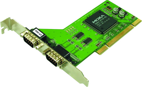 CP-102U-T - 2 Port PCI Board, RS-232, Wide Temperature by MOXA