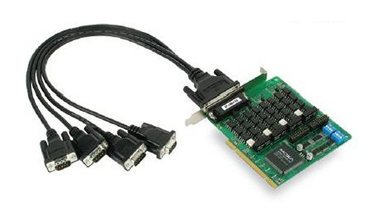 CP-134U-I-DB25M - 4 Port UPCI Board, w/ DB25M Cable, RS-422/485, w/ Isolation by MOXA