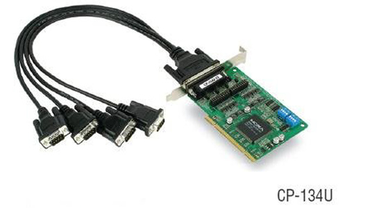 CP-134U-DB9M - 4 Port UPCI Board, w/ DB9M Cable, RS-422/485 by MOXA