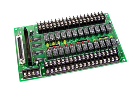 DB-24PR/12 - 24 Channel OPTO-22 Compatible Power Relay Board (12V) by ICP DAS