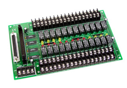 DB-24PR/24 - 24 Channel OPTO-22 Compatible Power Relay Board (24V) by ICP DAS