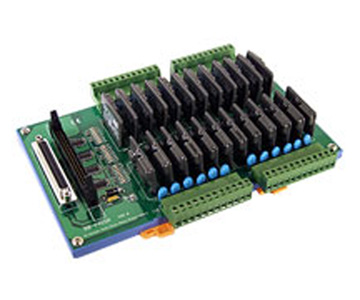 DB-24SSR - 24-channel Solid State Relay Output Board with 1.5 meter 50-pin flat-cable by ICP DAS