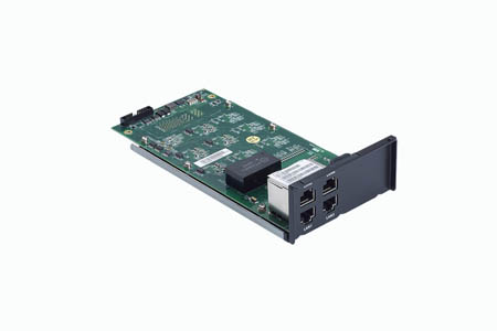 DE-LN04-RJ - 4-Port PCIe 10/100/1000 Mbps LAN Module RJ45  Degree Connector, DA-720 Peripherals Modules. by MOXA