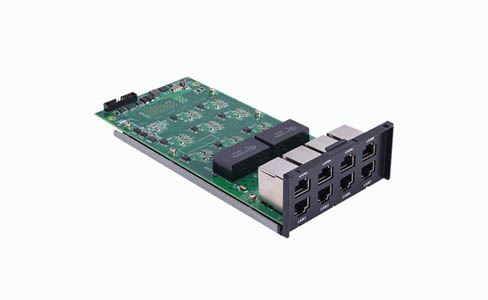DE-LN08-RJ - 8-Port PCIe 10/100/1000 Mbps LAN Module RJ45  Degree Connector, DA-720 Peripherals Modules. by MOXA