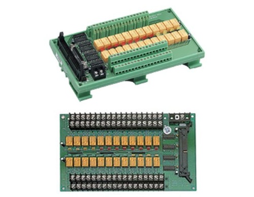 DIN-24R/12-01 - Terminal Board with 24-CH Relay Outputs @ 12V Coil Voltage and DIN-Rail Mounting (without cable) by ADLINK