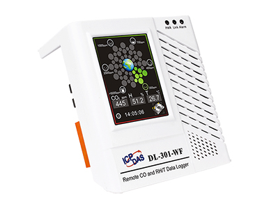 ICP DAS DL-301-WF - Remote CO/Temperature/Humidity/Dew Point Data Logger with Ethernet/RS-485/Wi-Fi Interfaces and PoE by ICP DAS
