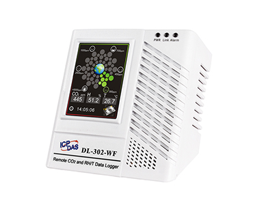 ICP DAS DL-302-WF - Remote CO2/Temperature/Humidity/Dew Point Data Logger with Ethernet/RS-485/Wi-Fi Interfaces and PoE by ICP DAS