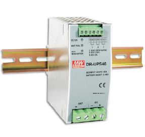 DR-UPS40 - Industrial 40A DC Din Rail UPS Module by MEANWELL