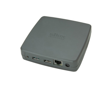 Silex DS-700-US - DS-700: Gigabit USB3.0 High Throughput Device Server, 1x USB 3.0 SUPERSPEED, 1x USB 2.0 High Speed, 10/100/100 by Silex