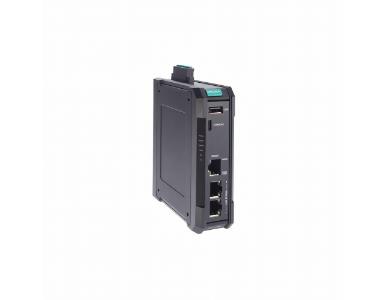 Moxa EDF-G1002-BP - Industrial next-gen LAN firewall with 2 10/100/1000BaseT(X) ports, 1 Ethernet-based management port by MOXA