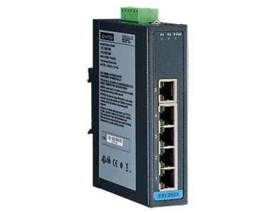 Advantech - 5-port 10/100Mbps Unmanaged FE Switch(WideTemp.) by Advantech