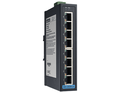 Advantech - 8 FE Unmanaged Switch w/Wide Temp. Low AC by Advantech