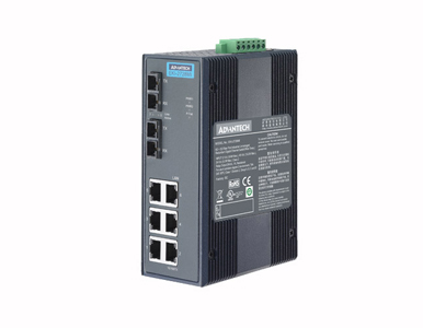 EKI-2728S-AE - 6G+2G SM Unmanaged Ethernet Switch by Advantech/ B+B Smartworx