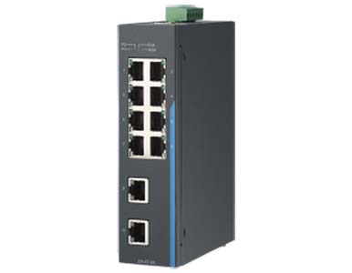Advantech - 10FE Port Managed Ethernet Switch w/ Wide Temp by Advantech